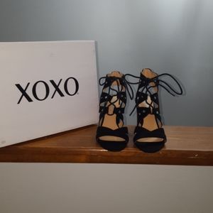 XOXO Lace Sandals